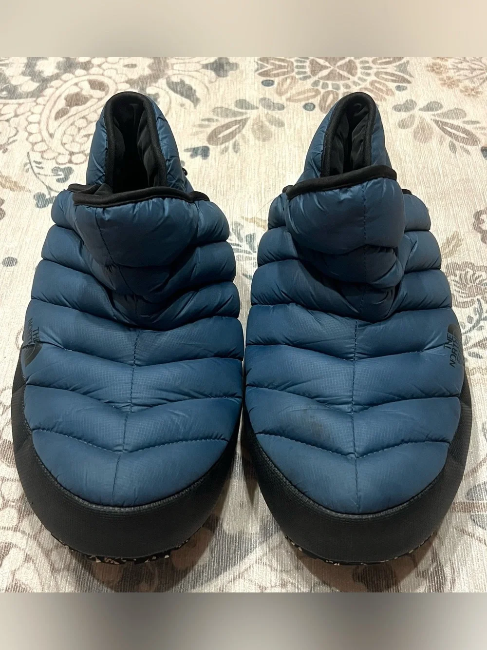The North Face Men’s ThermoBall Eco Traction Bootie Shady Blue / Black Size 10